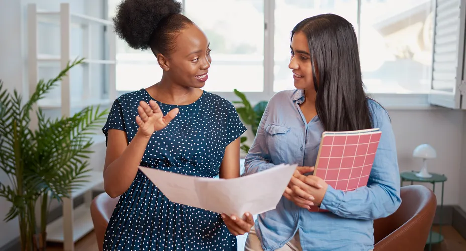 professional woman mentoring beauty industry